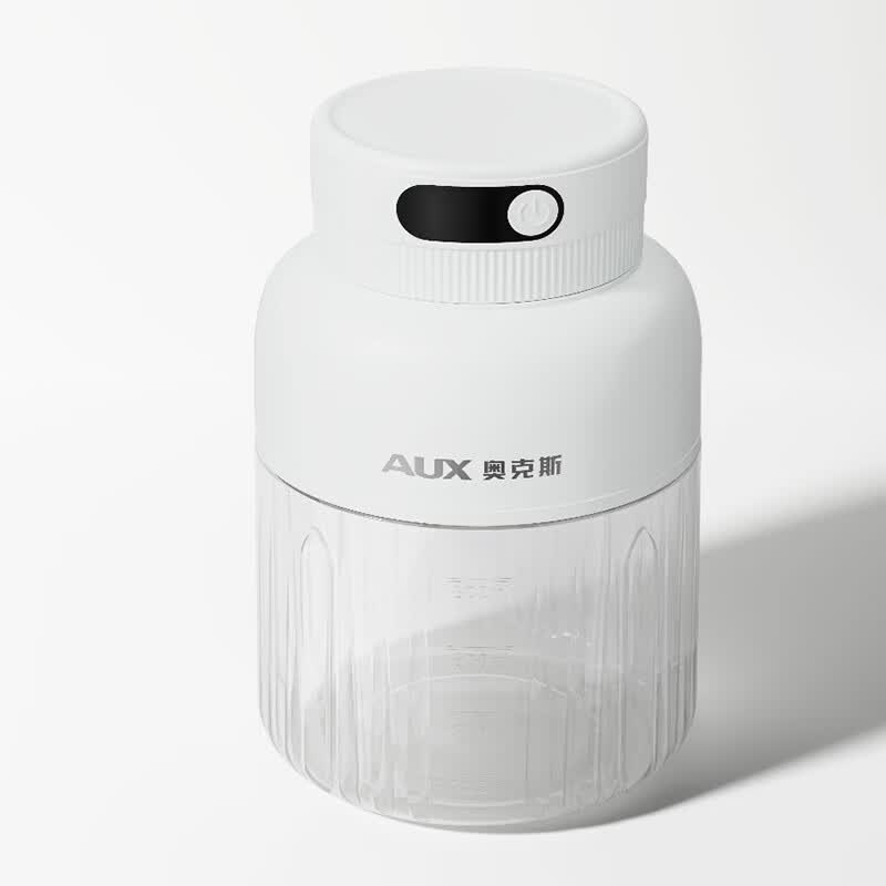 奥克斯（AUX）榨汁机果汁杯新款便携式大容量无线榨汁杯家用小型电动鲜打吨吨杯榨水果蔬菜果汁机破壁粉碎搅拌器 【升级新款】咖色（1杯2盖）