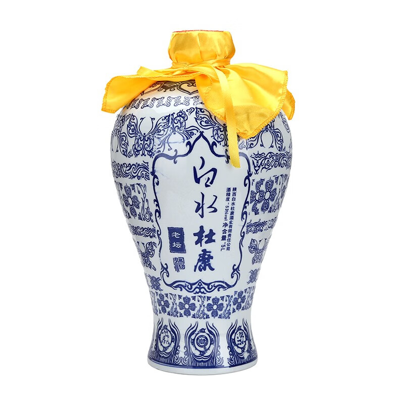 白水杜康老坛酒典藏版窖藏礼盒装纯粮白酒 53度 5L 1坛 兼香型