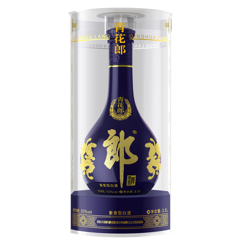 郎酒 青花郎 53度酱香型白酒 3300ml 庄园酱酒