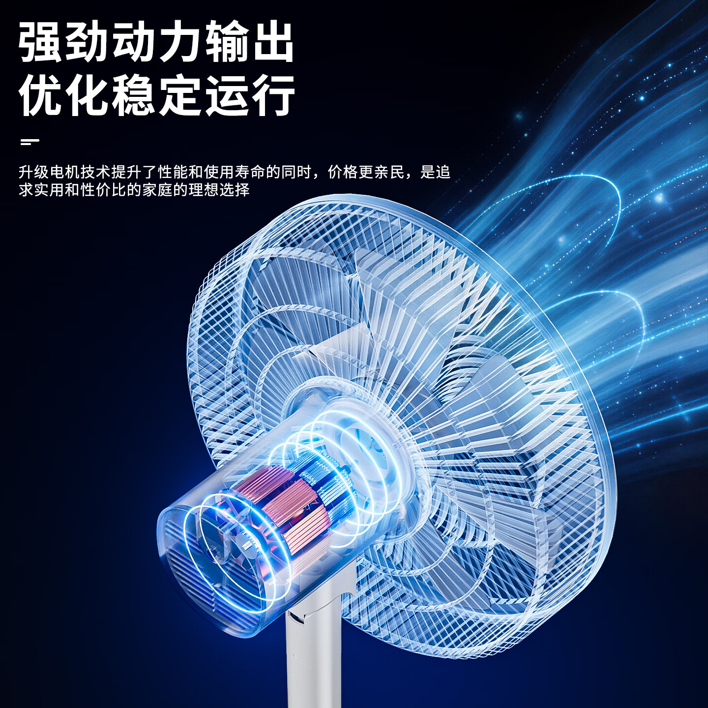志高（CHIGO）电风扇落地扇家用立式机械电扇台扇摇头电扇空气循环风扇ZFS-3016 热卖推荐+7叶基础机械款 1
