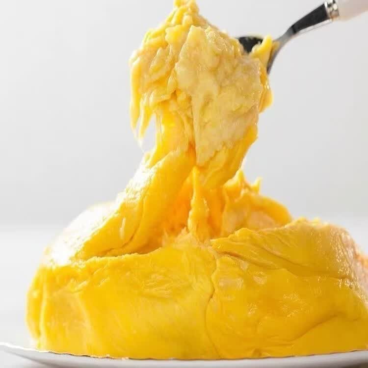 璐亦泰国金枕冷冻榴莲肉液氮冷冻保鲜方便即食自然树熟甜糯批发包邮 泰国A级金枕榴莲肉【净重500g*2】自然树熟