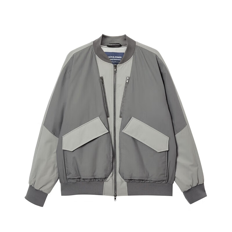 杰克·琼斯(JACK&JONES)男士保暖外套厚款夹克合集 225409014阴影灰 S (170)