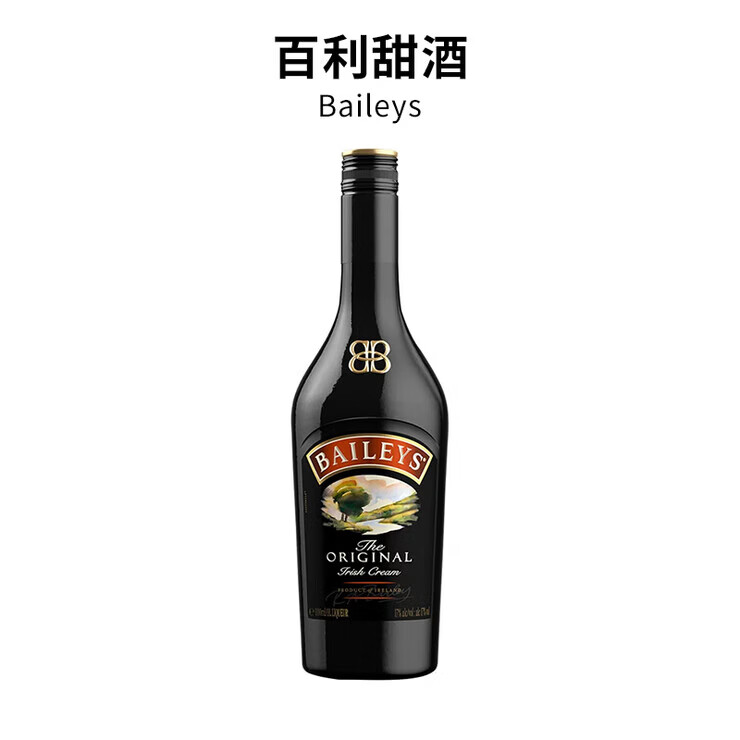 百利甜酒奶油原味700ml烘焙雞尾酒調(diào)酒基酒力嬌酒進(jìn)口洋酒 百利甜酒