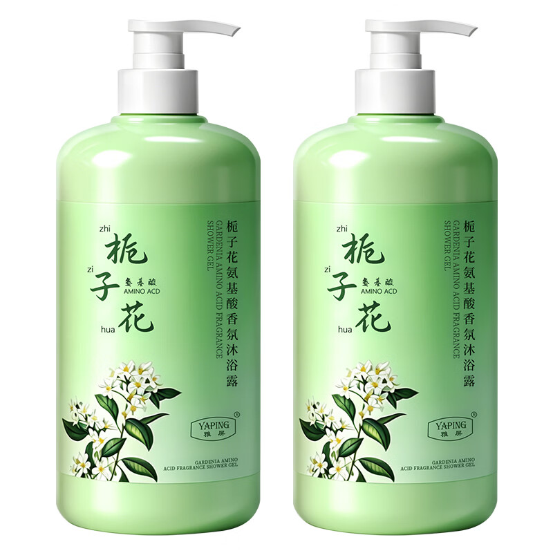 雅屏栀子花氨基酸沐浴露持久留香保湿润肤清爽深层清洁油腻肌男女士 栀子花氨基酸沐浴露*1瓶.