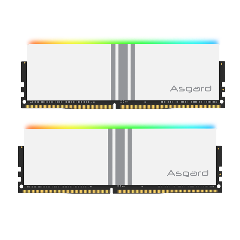 Asgard 阿斯加特 瓦尔基里系列 DDR4 3200MHz RGB 台式机内存 灯条 炫酷白 32GB 16GBx2