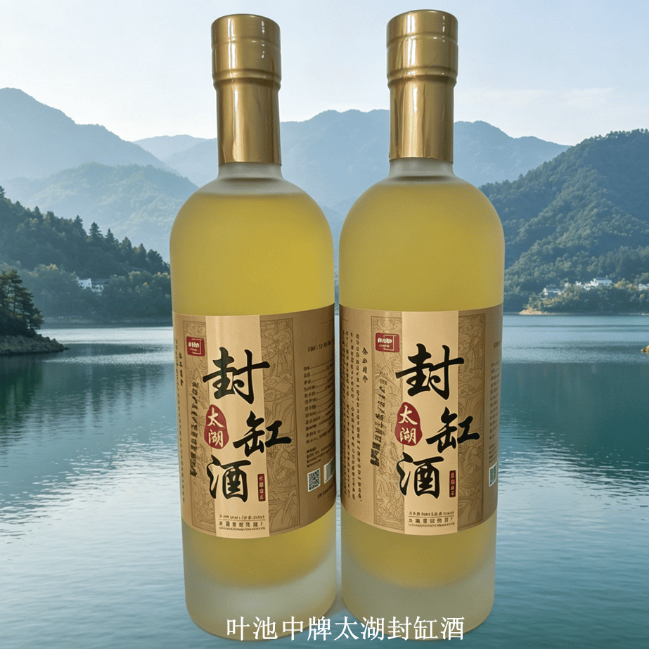 叶池中太湖封缸酒  非遗技艺、工匠酿造、安庆市特色伴手礼 太湖封缸酒 500mL 2瓶 双瓶精致礼盒装