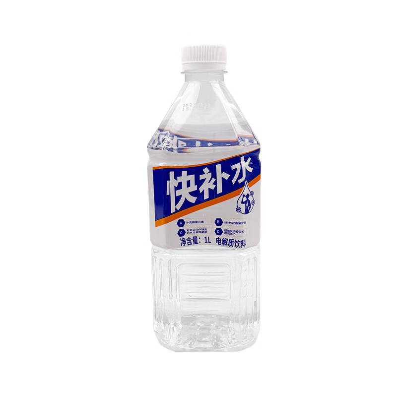 百多利补水啦电解质水1L*12瓶装果味饮品快速补充水分运动饮料整箱 快补水【1L*12瓶】整箱