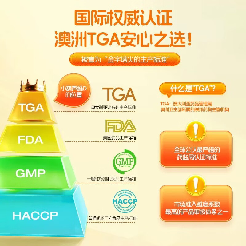 [达因]维生素D滴剂 400IU*30粒 5盒装 （胶囊型）伊可新婴幼儿儿童补充维生素d3促进钙孕妇防骨质疏有效期到26年10月 助发育强体质长高高