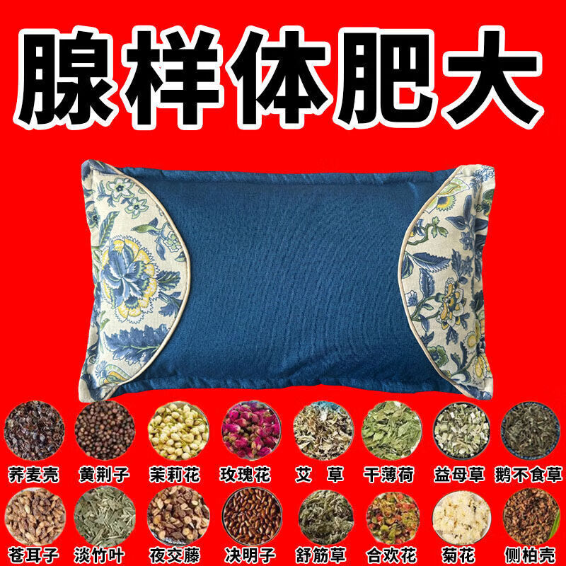儿童腺样体肥大专用鼻窦炎中药枕头小孩张嘴睡觉防打呼噜枕头止鼾 告别腺样体面容【138味中药】 单只