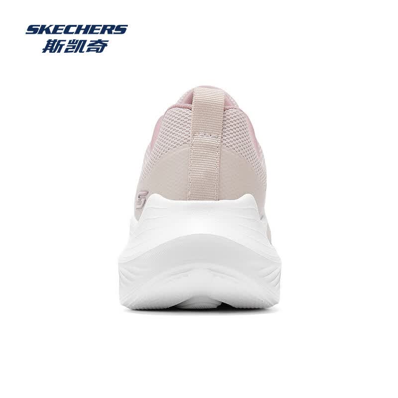 斯凯奇（Skechers）春夏新品女款休闲运动鞋轻便透气舒适耐磨百搭纯色鞋子 自然色/NAT 37