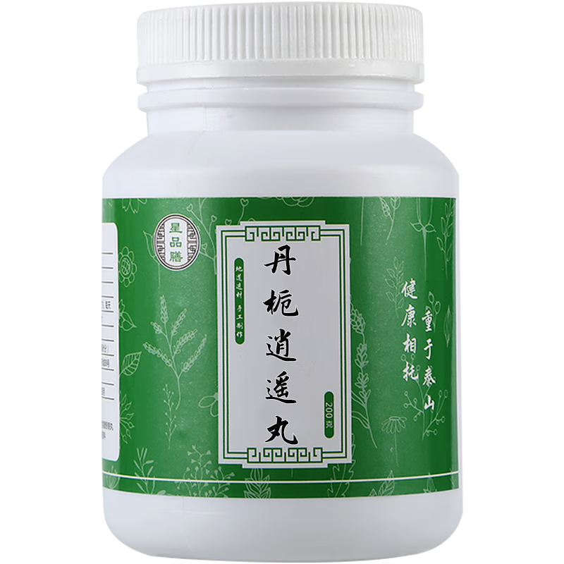 丹栀逍遥散丸 逍遥散丸 博济康 丹栀逍遥散 丹栀逍遥浓缩丸 1瓶装200g