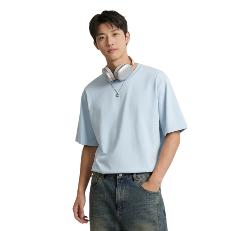 JD FASHION京东自营100%新疆棉溯源T男士t恤短袖男女同款衣服2026新款真5折