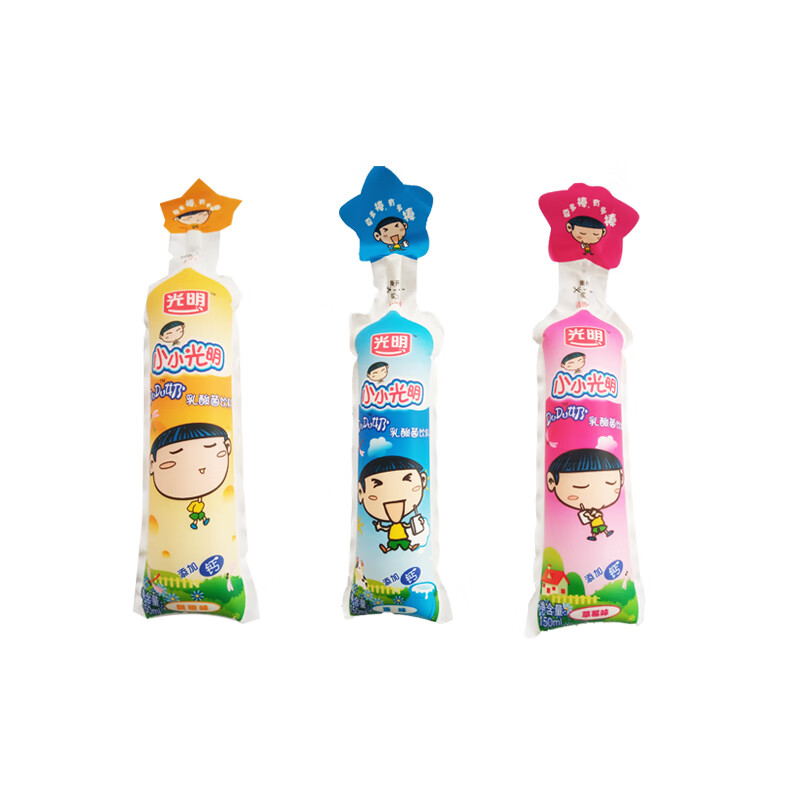 光明小小乳酸菌饮料 150ml*20袋装 营养加钙牛乳饮品原味早餐奶整箱