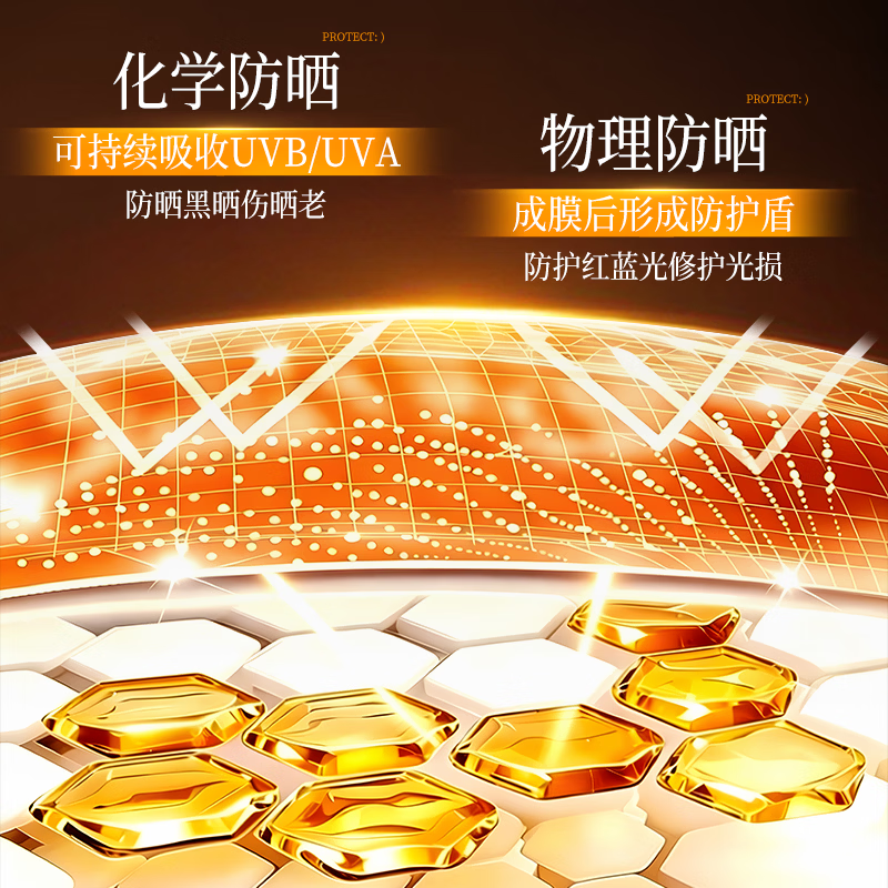 FACE-SAVINGFace-saving【高倍SPF50PA+++】3合1光感清透美白防晒精华乳50g-2 Face-saving光感清透美白防晒精华乳*3瓶