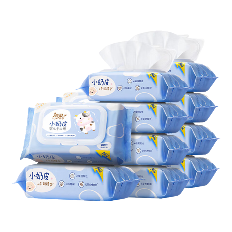 ����ʪ��80ƬС��ƤӤ���ֿ�ʪ��ֽӤͯ����ʪֽ�����˿��ô����ͥװ 80Ƭ*12����960�顾6��/��*2�䡿 45.9Ԫ