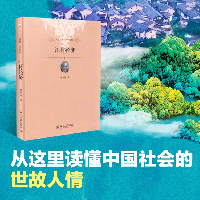 江村经济 费孝通 未名社科学经典 软精装 插图版