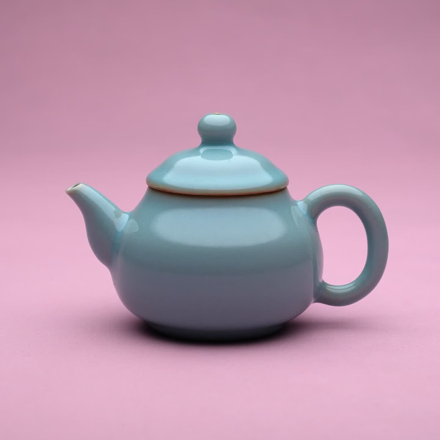 文华汝瓷朱文立朱宇华汝窑陶瓷茶具套装1壶6杯 泡茶套装 功夫茶礼盒