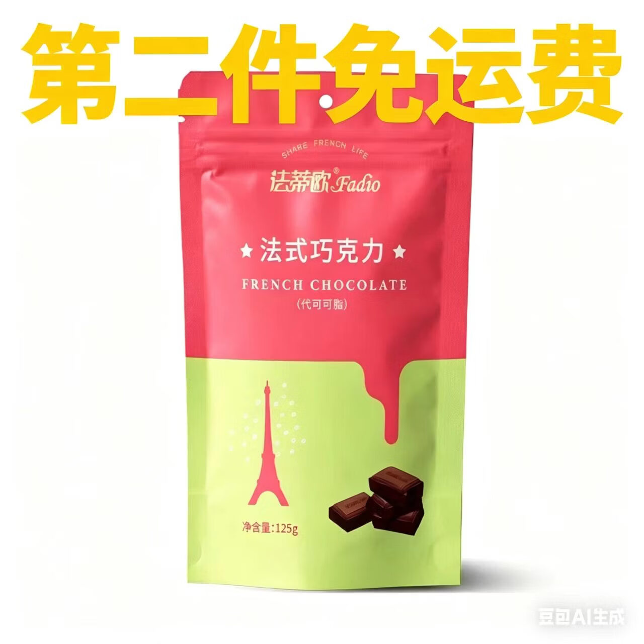 法蒂欧法式巧克力零食休闲食品生日情人节礼物送女友