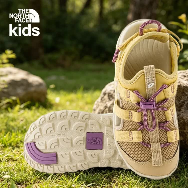 北面（The North Face）童鞋儿童凉鞋溯溪鞋男女童凉鞋户外26年新款|8DAM   MIJ/石褐棕 （尺码偏小，建议拍大一码） 37 鞋内长23cm