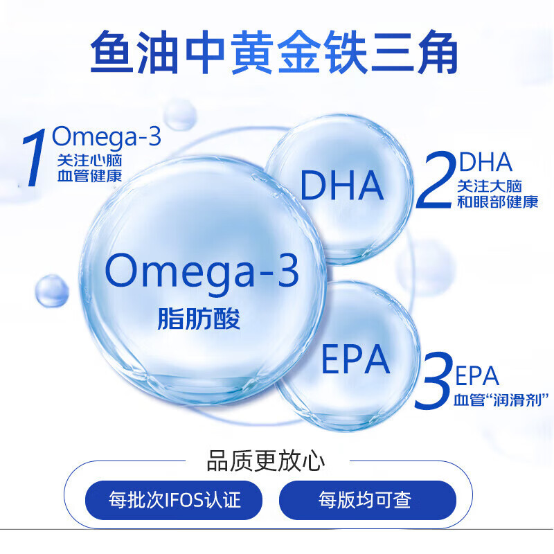 金凯撒omegor高纯度95%鱼油 金凯撒高纯度95%鱼油 30粒*1盒