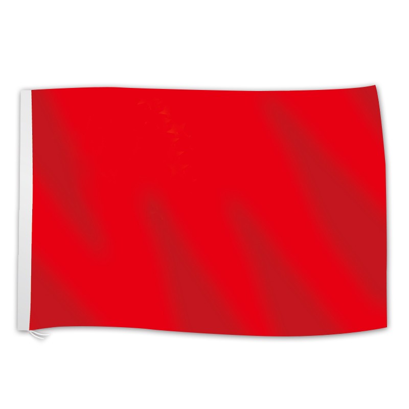 唐帆 加厚纳米红旗 纯红空白旗 1号2号3号4号5号多规格可选 4号红旗