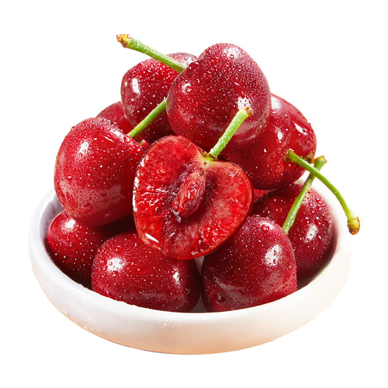 鲁禧山东大樱桃 国产车厘子樱桃水果 新鲜水果时令生鲜 孕妇水果 3斤(净重) 【性价比之王】精品单果24-26mm