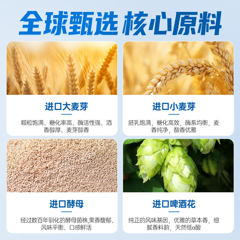 窈仙精酿白啤 艾尔德式全麦鲜啤青岛特产 原浆啤酒口味醇正 送礼自饮 原麦汁浓度12°P 500mL 9罐 整箱装 (14天内生产)
