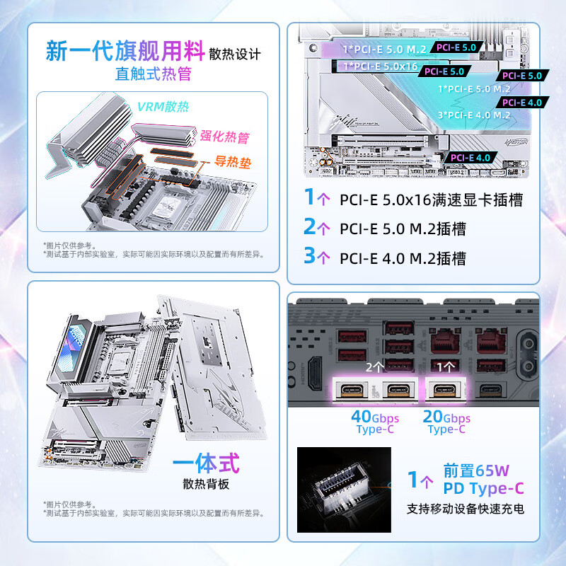 技嘉 超级冰雕X870E AORUS MASTER X3D ICE WIFI7 DDR5 图 4