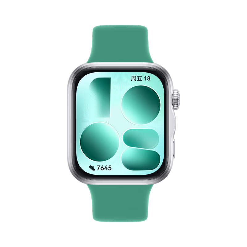 华为HUAWEI WATCH FIT 5 铝合金表壳 向新绿超轻薄大屏腕上微运动强劲续航华为智能手表