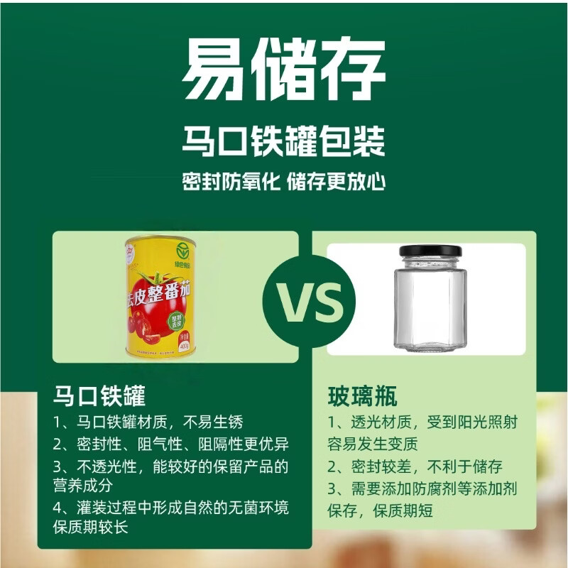 冠农股份新疆番茄汁果蔬汁西红柿汁代餐饮料310ml*12罐 25年去皮整番茄400g*12罐【整箱】