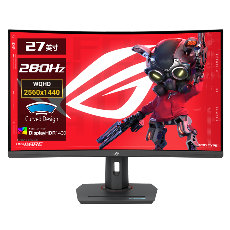 ڲasus/˶ ʾ 280Hz 2k 27Ӣ XG27WCMS 2225Ԫ