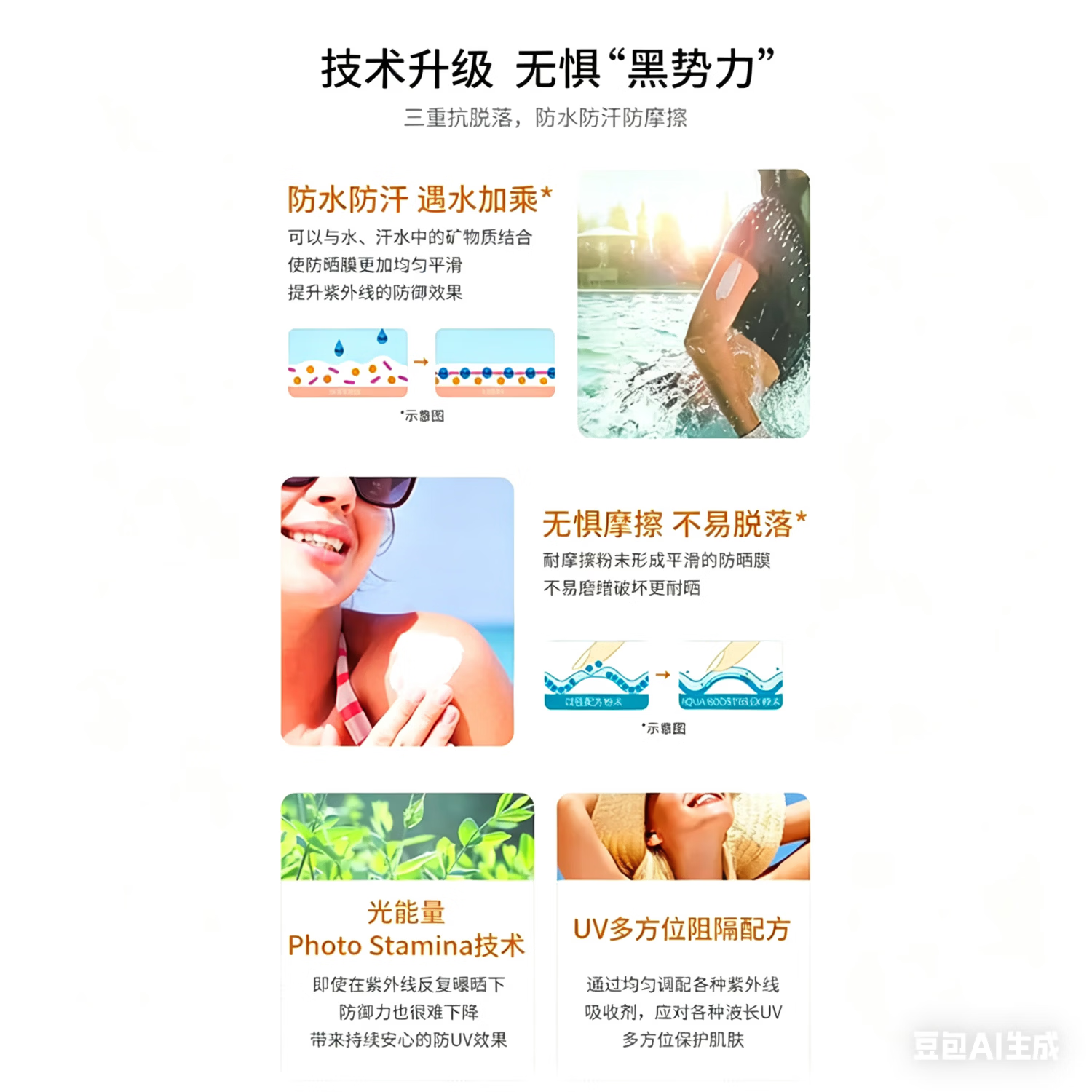 安热沙(Anessa)日本安热沙防晒霜乳60ml安耐晒防水防汗90ml高倍防晒小金瓶送礼物 90ml买一送一【两瓶装】