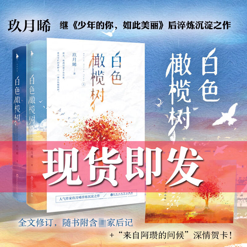 白色橄榄树正版玖月晞小说青春小说玖月曦新书追风系列他知道风从哪个