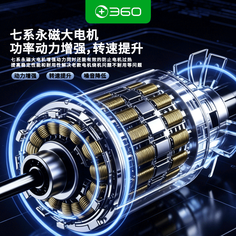 360无线洗车枪商用洗车机洗菜小型手持水枪可转接矿泉水瓶七系电机 360无线洗车枪系列 七系永磁高压电机 超高水压-脉冲双电-超长续航