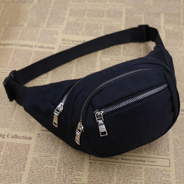 酷奇袋鼠腰包男女通用大容量防泼水多功能生意收银收钱手机腰包女运动