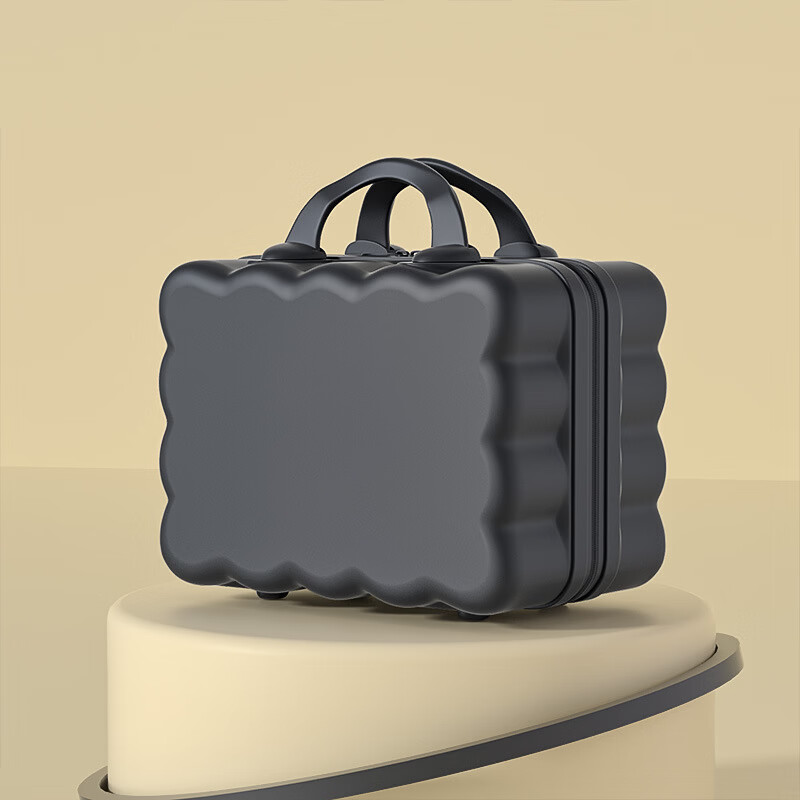 其他手提化妆箱女便携旅行收纳盒 黑 14寸(化妆收纳包) 京东折扣/优惠券