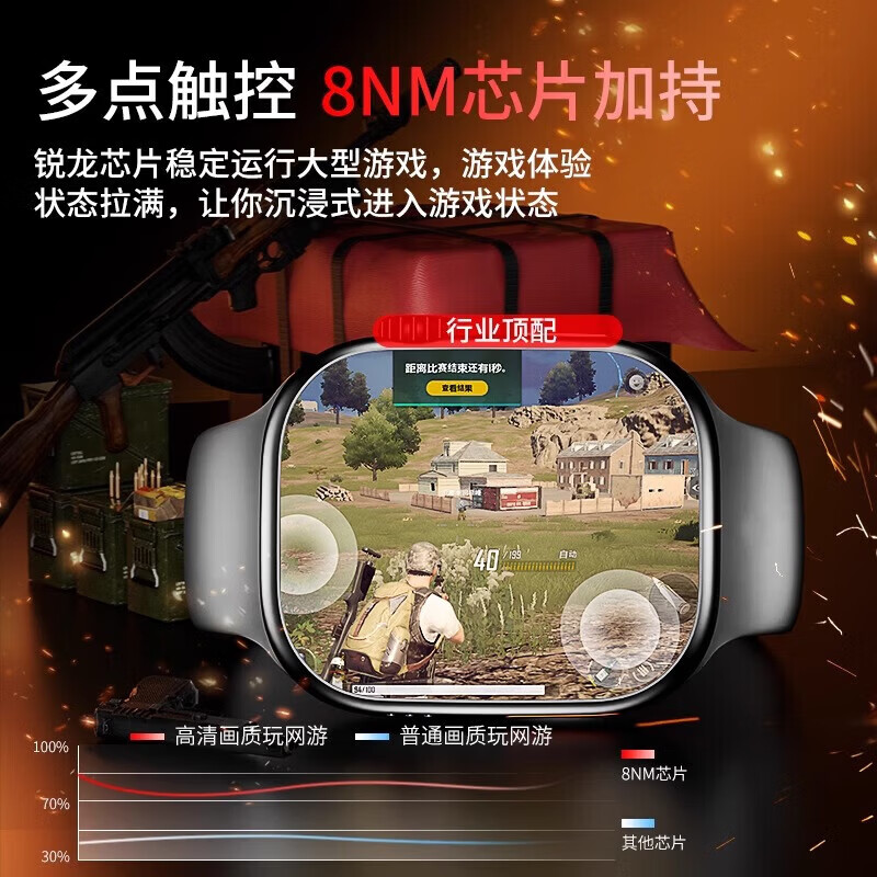 HUWXMAXI26款华为机适用天才儿童智能电话手表高清5G卡全网通防水可插卡定位小学初高中生青少年6-12男女孩 【热销】尊贵银190°摄像+256G处理器+NFC