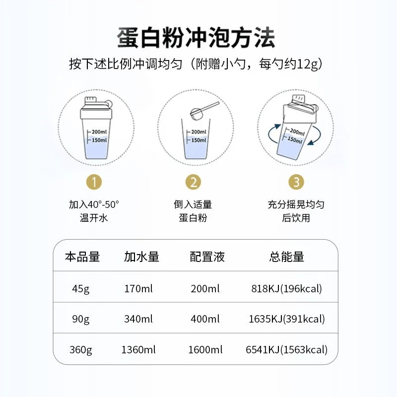 唯卡能全优蛋白固体饮料360g谨防假冒高蛋白顺丰空运 360g*4罐
