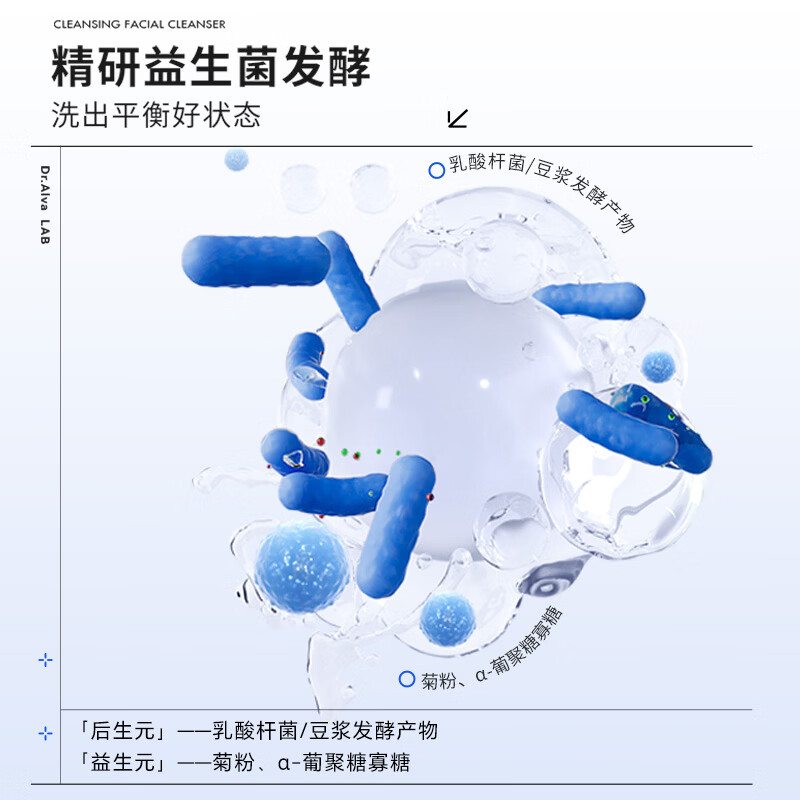 瑷尔博士洁颜蜜双重氨基酸洗面奶温和洁面亲肤保湿护肤品 【cp组合】2.0洁颜蜜120ml+洁颜泡100ml
