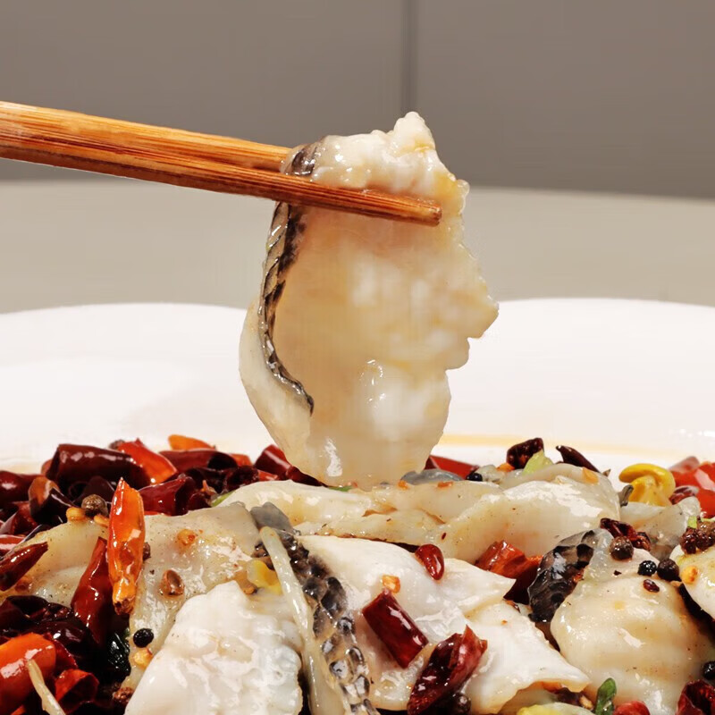 湄公大厨黑鱼片250g*10袋免浆酸菜鱼水煮鱼生鱼片火锅食材冷冻鱼类
