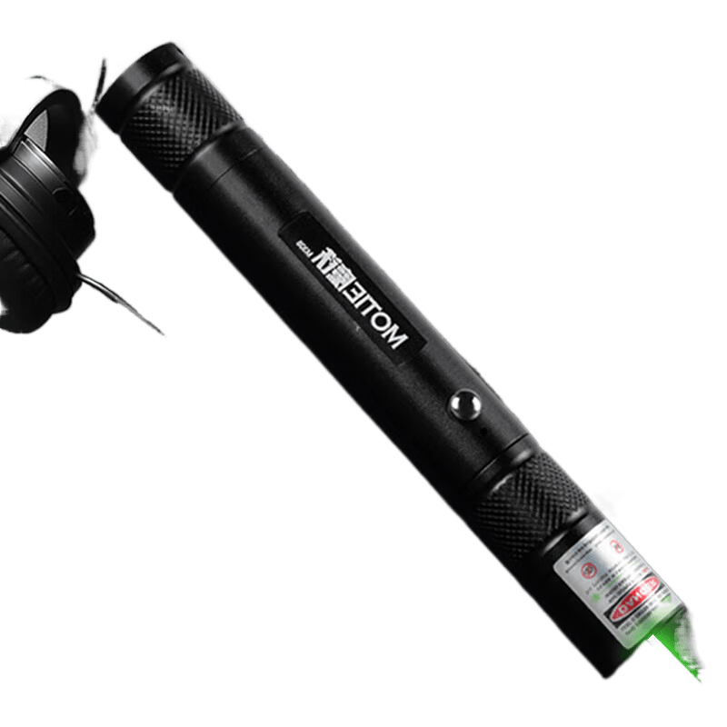 魔鐵售樓處激光筆燈綠光遠(yuǎn)射激光手電沙盤射筆usb充電教練M308 308X【黑色】-綠光USb充電-送效果頭-掛繩