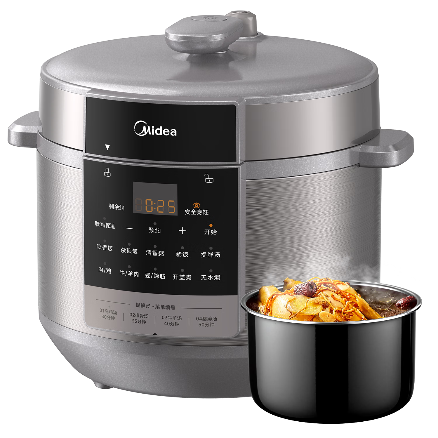 ���ģ�Midea����ѹ����8���緹�Ҵ���������8-10�˸�ѹ���緹��ȫ�Զ�����ԤԼ�������������������� ����ͥ��������70Kpa 8L 424.15Ԫ