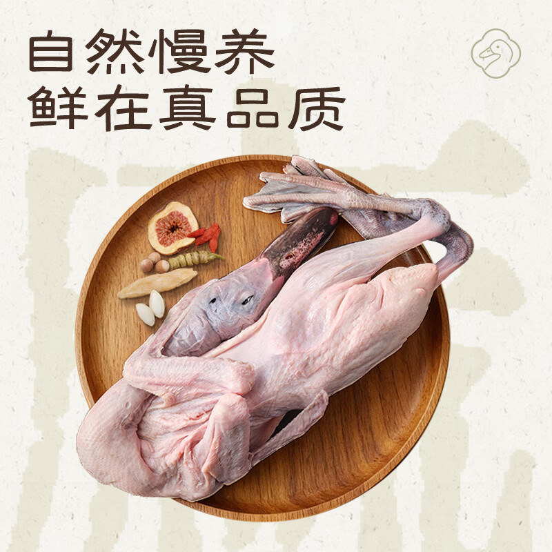 益客黑嘴麻鸭1kg煲鸭汤 烤鸭食材 冷冻 新鲜鸭肉食材 1KG 京东折扣/优惠券