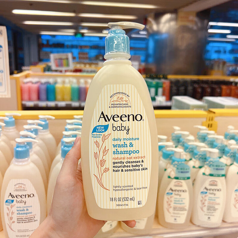 艾惟诺（Aveeno）进口Aveeno艾维诺燕麦二合一洗发沐浴露婴儿洗发水宝宝专用洗护 洗发沐浴二合一