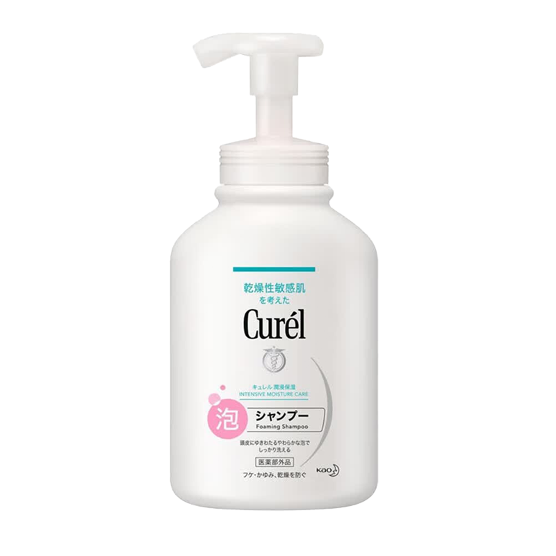 珂润（Curel）泡沫洗发水480ml孕妇可用浸润保湿去屑柔顺日本进口