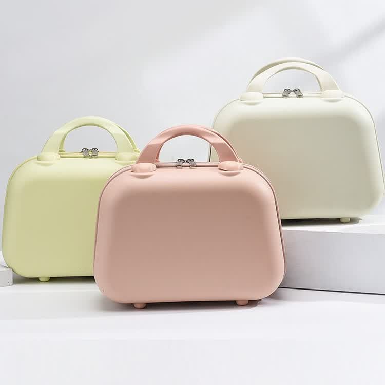 其他手提化妆箱女便携旅行收纳盒 黑 14寸(化妆收纳包)