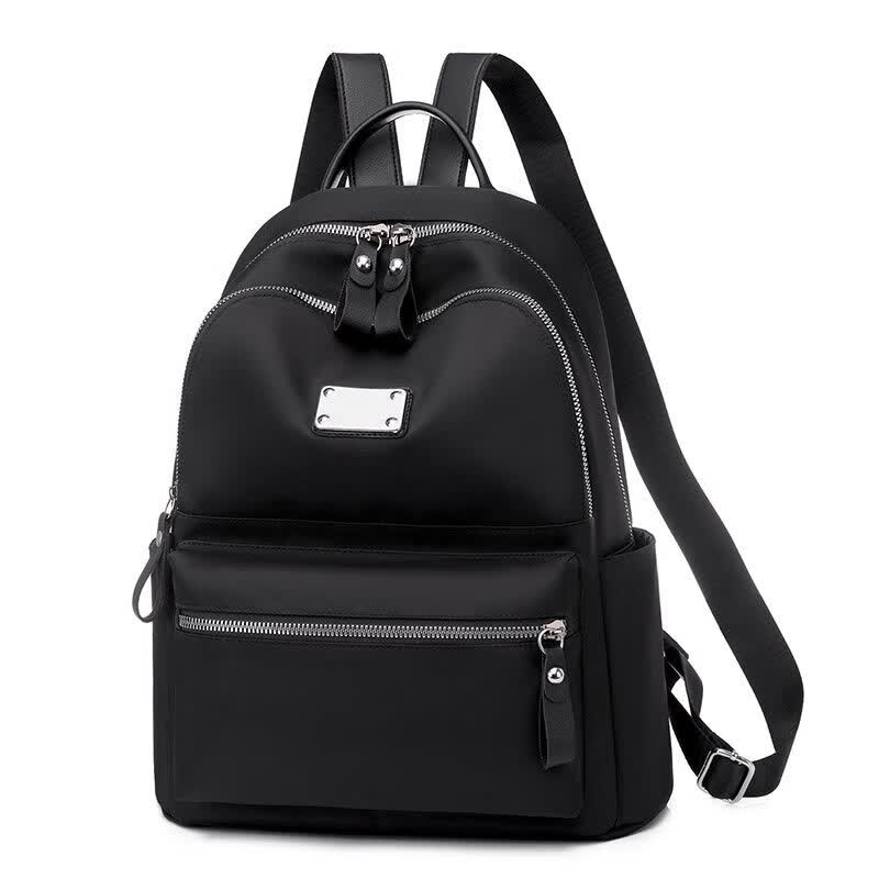 GYKZ日本进口双肩包女2026双肩包时尚韩版轻便通勤旅行背包牛津布双肩 红色