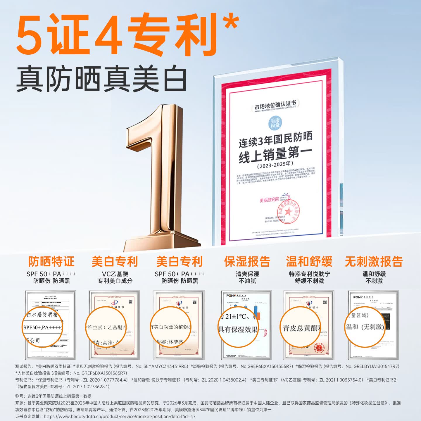 美康粉黛【郝熠然同款】防晒霜高倍美白防水防汗防紫外线水感清爽学生军训 25g防晒乳