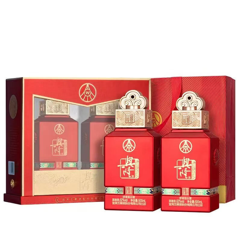 ����Ũ�� ����Һ�ɷݳ�Ʒ ��¡��ҫ�鸣 52��Ũ����500ml ˫֧�׾���� 52�� 500mL 2ƿ ��¡ ��ҫ�鸣 ˫֧��� 99Ԫ