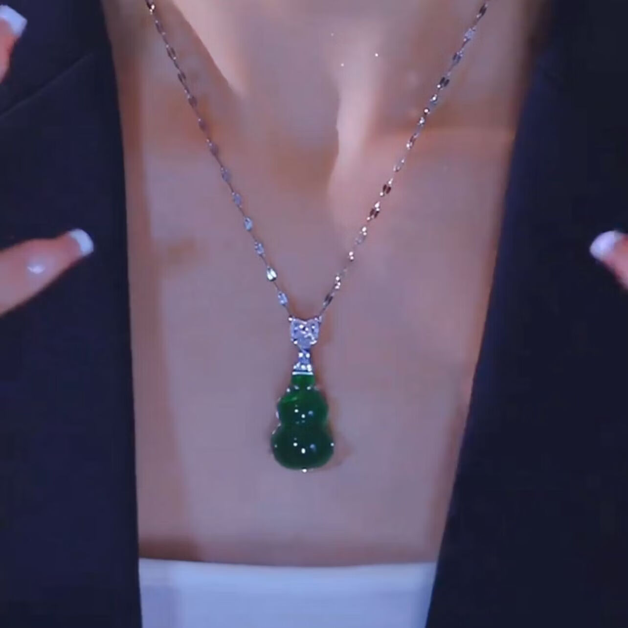 国风如意吉祥葫芦项链气质百搭轻奢锁骨链设计师高级感颈链吊坠 复古国风葫芦项链【送精美礼盒】